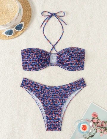 Costum de baie SHEIN, albastru