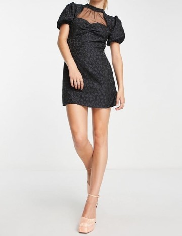 
						Rochie scurta Miss Selfridge, negru