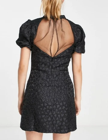 Rochie scurta Miss Selfridge, negru Negru