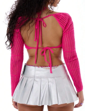 Set top si bolero Musera, roz