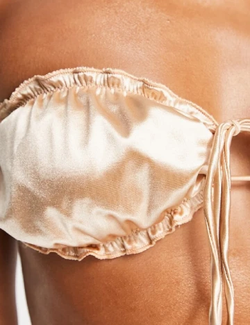 Sutien de baie ASOS, crem Crem