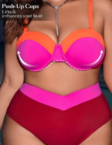 Costum de baie SHEIN CURVE, mix culori Mix culori
