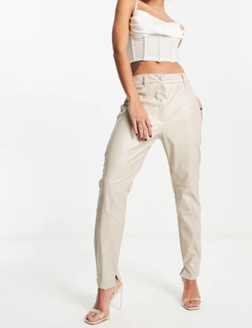Pantaloni I SAW IT FIRST, bej