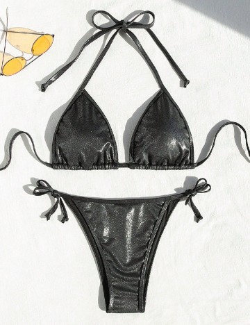 
						Costum de baie SHEIN, negru