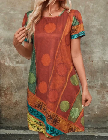 Rochie scurta Emery Rose, mix culori Mix culori