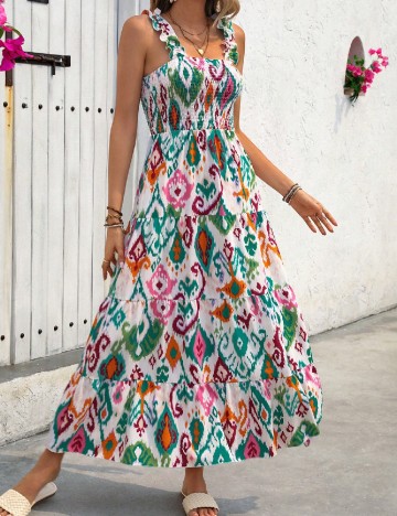 
						Rochie lunga SHEIN, mix culori