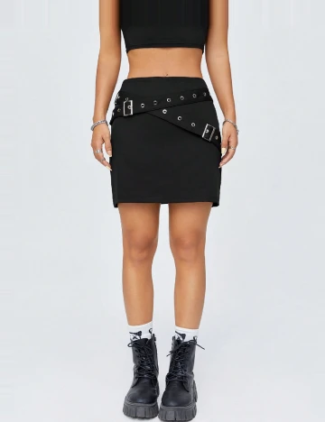 Fusta SHEIN, negru Negru