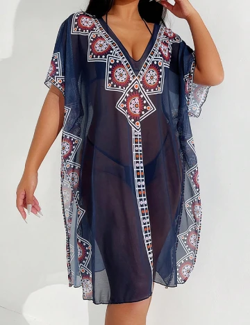 Rochie de plaja SHEIN, bleumarin