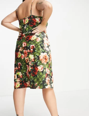 Rochie medie Collusion Plus Size, mix culori Mix culori