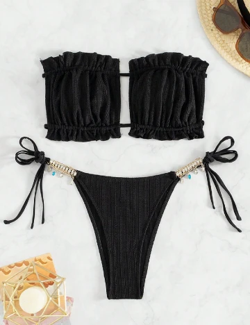 Costum de baie SHEIN, negru