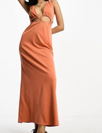 Rochie lunga ASOS, portocaliu