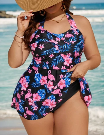 Costum de baie SHEIN CURVE, negru