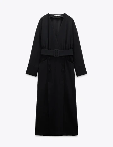 Rochie lunga Zara, negru Negru