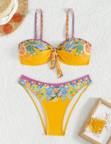 Costum de baie SHEIN, galben Galben