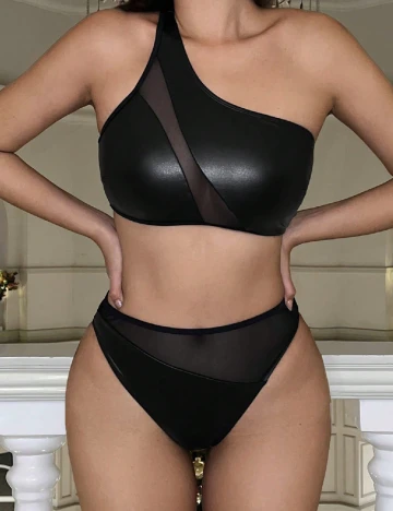 Costum de baie SHEIN, negru
