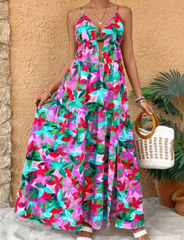 
						Rochie lunga SHEIN, mix culori