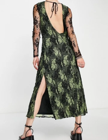 Rochie medie Top Shop, verde Verde