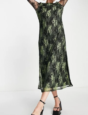 Rochie medie Top Shop, verde Verde