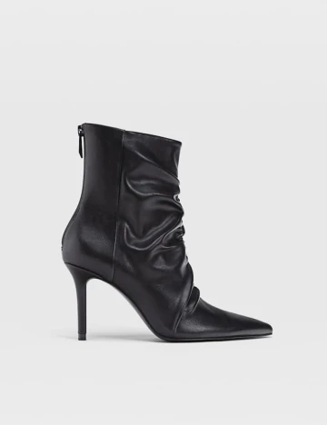 Botine Stradivarius, negru