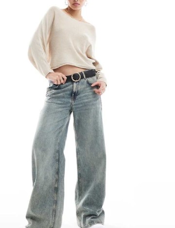 Bluza Stradivarius, crem