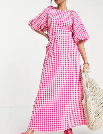 Rochie lunga ASOS, roz