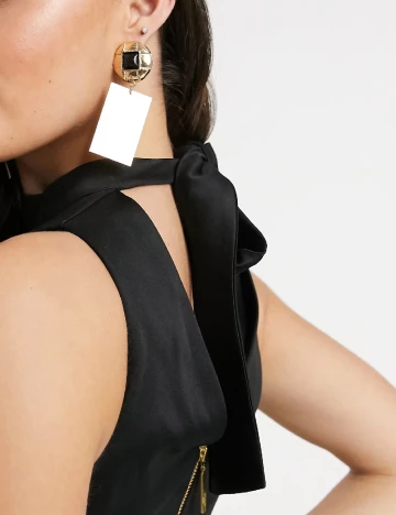 Rochie medie Closet London, negru Negru