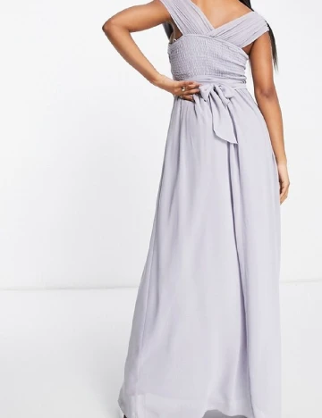 Rochie lunga Little Mistress, gri Gri