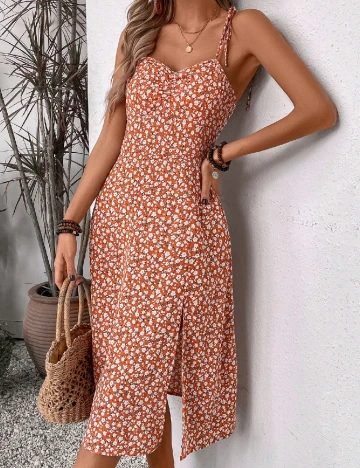 Rochie medie SHEIN, portocaliu Portocaliu