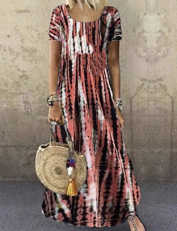 
						Rochie lunga SHEIN, mix culori