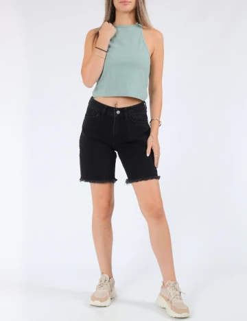 Pantaloni scurti SHEIN, negru Negru