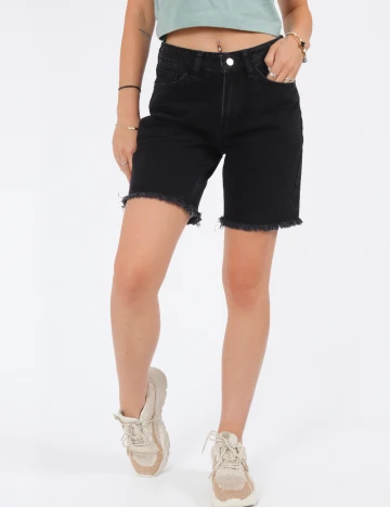 Pantaloni scurti SHEIN, negru Negru