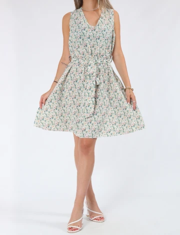 Rochie scurta SHEIN, floral print