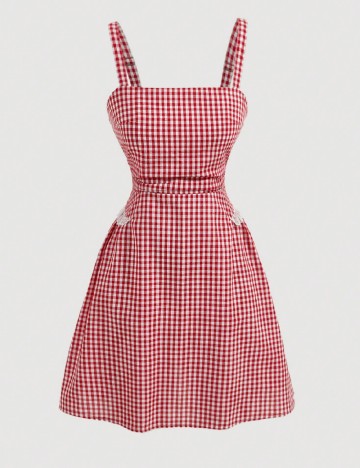 
						Rochie scurta SHEIN, rosu