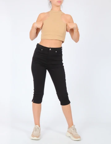 Pantaloni scurti Top Shop, negru Negru