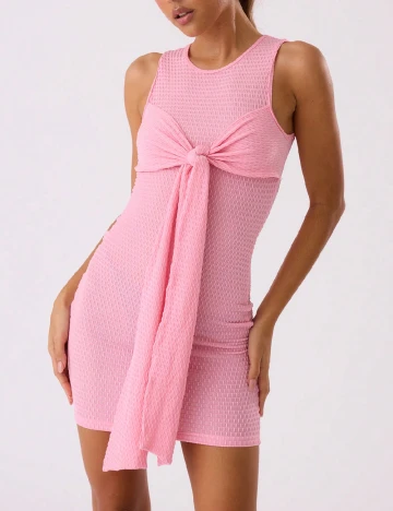 Rochie scurta Musera, roz Roz