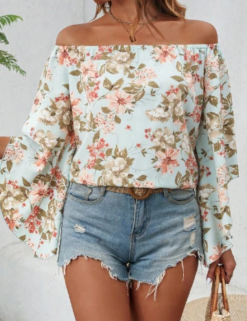 Bluza SHEIN, floral print Floral print