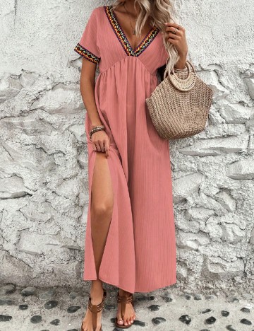 
						Rochie lunga SHEIN, roz