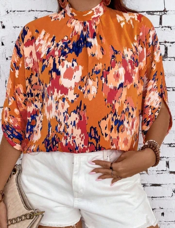 Bluza SHEIN CURVE, portocaliu