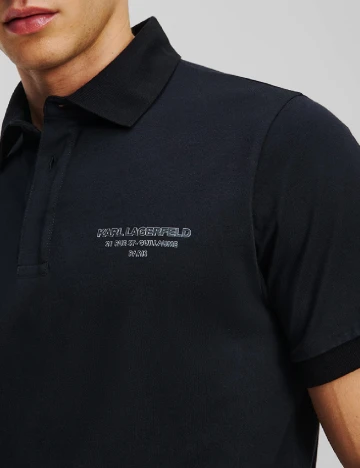 Tricou KARL LAGERFELD, bleumarin inchis