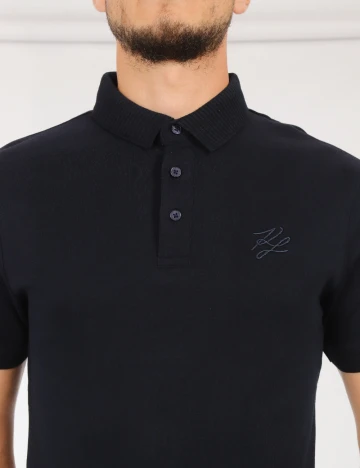 Tricou KARL LAGERFELD, bleumarin inchis