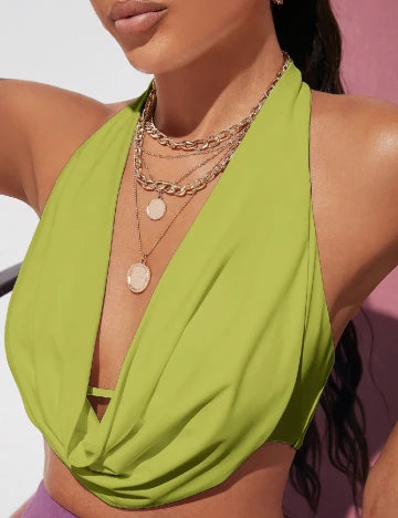 Top SHEIN, verde