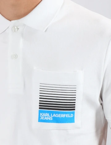 Tricou KARL LAGERFELD, alb Alb