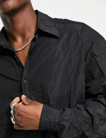 Camasa Oversize ASOS, negru