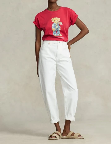 Tricou Polo Ralph Lauren, rosu