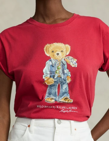 Tricou Polo Ralph Lauren, rosu