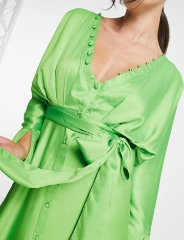 Rochie scurta ASOS, verde