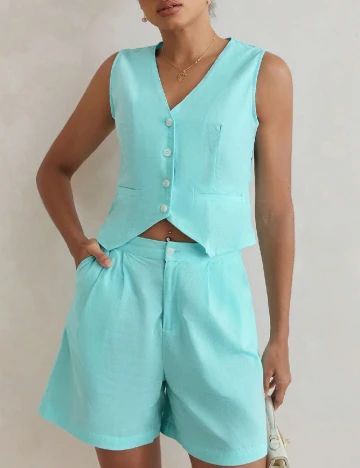 Compleu SHEIN, bleu Albastru