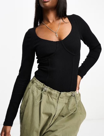
						Body ASOS, negru