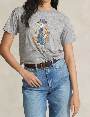 Tricou Polo Ralph Lauren, gri