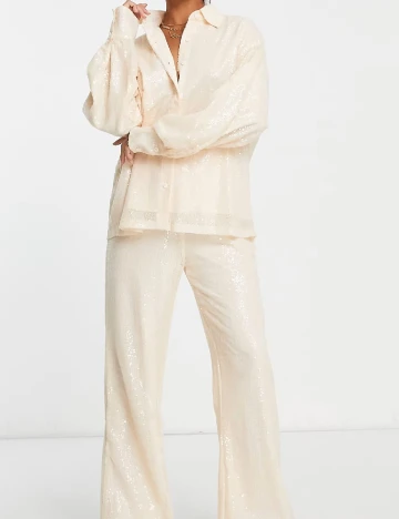 Camasa IN THE STYLE, crem Crem